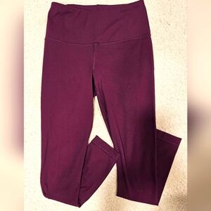 Plum High-Waisted Leggings Yogalicious Full Length